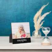 Custom Grandma Established Modern Bold Photo Fotoplaat (Insitu)