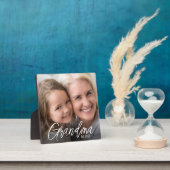 Custom Grandma Established Year Photo Fotoplaat (Insitu)
