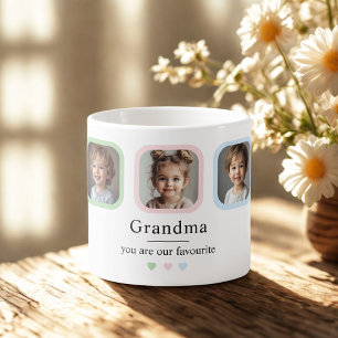 Custom Grandma   "Je bent mijn favoriete cadeau" Espresso Kop