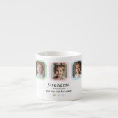 Custom Grandma | "Je bent mijn favoriete cadeau" Espresso Kop (Voorkant)