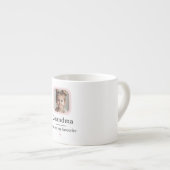 Custom Grandma | "Jij bent mijn favoriete cadeau Espresso Kop (Voorkant rechts)