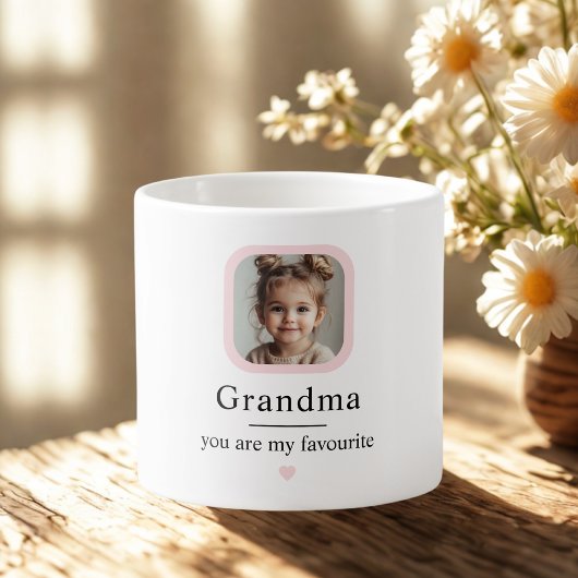 Custom Grandma | "Jij bent mijn favoriete cadeau Espresso Kop