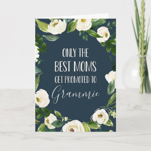 Custom Grandma Nickname Moederdag Kaart (Voorkant)
