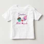 Custom Grandmas Little Cupcake Kinder Shirts (Voorkant)