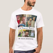 Custom Grandparents Day Shirt – 5 Photo Gift Tee (Voorkant)