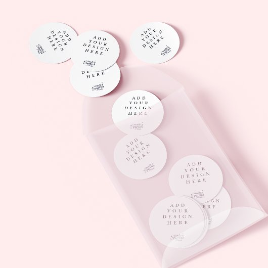 Custom Graphic Classic Round Sticker Labels