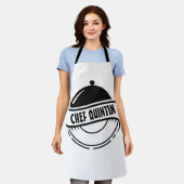 Custom Grappig Chef Schort (Gedragen)