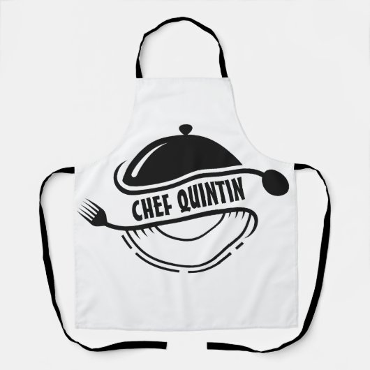 Custom Grappig Chef Schort (Voorkant)
