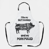 Custom Grappig Chef Schort (Voorkant)