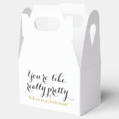 Custom grappig zal je mijn bruidsmeisje bruiloft bedankdoosjes (Geopend)