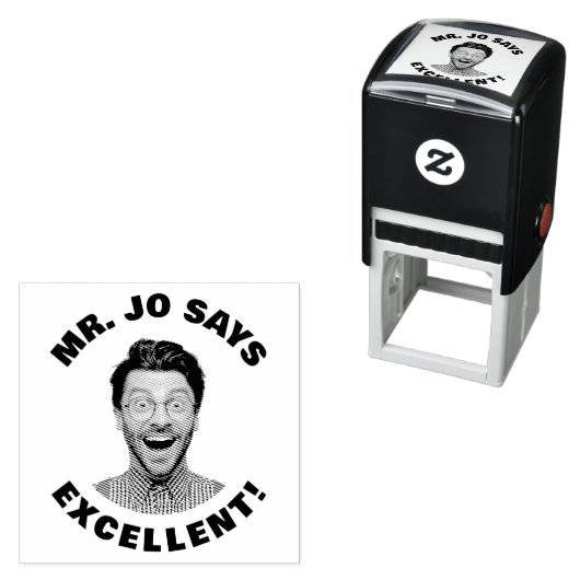 Custom Grappige Leraar Foto Uitstekend Zelfinktende Stempel (In situ)
