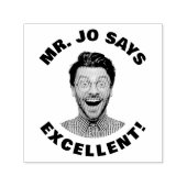 Custom Grappige Leraar Foto Uitstekend Zelfinktende Stempel (Design)