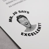 Custom Grappige Leraar Foto Uitstekend Zelfinktende Stempel