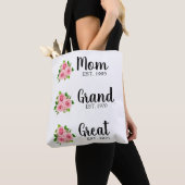Custom Great Grandma Tote Bag Personalized Grandma (Dichtbij)