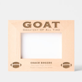 Custom Greatest Team Football Coach Gegraveerde Lijstjes