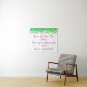 Custom Green Backdrop Anniversary Party Photo Prop Wandkleed (In Situ (horizontaal))