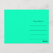Custom Green Bedankt Briefkaart (Achterkant)