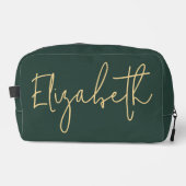 Custom Green Cosmetic Pouch Gift for Mom & Grandma Toilettasje (Voorkant)