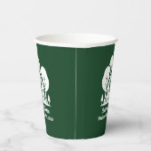 Custom Green Forest House Real Estate Company Papieren Bekers (Rechts)