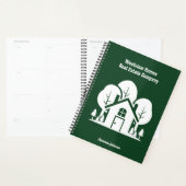 Custom Green Forest House Real Estate Company Planner (Display)