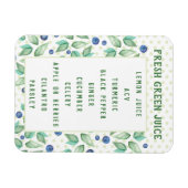 Custom Green Juice Magnet Magneet (Horizontaal)