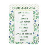 Custom Green Juice Magnet Magneet (Verticaal)