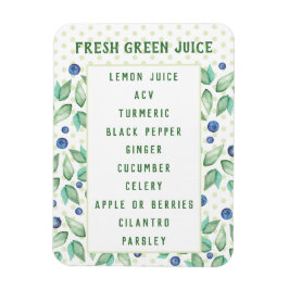 Custom Green Juice Magnet Magneet