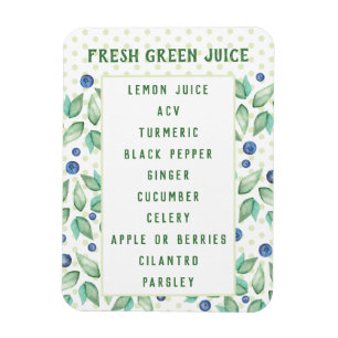 Custom Green Juice Magnet Magneet
