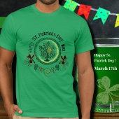 Custom Green Sharmrock Tree of Life T-shirt