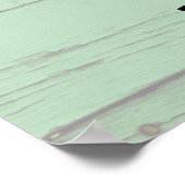 Custom Green Soccer Birthday Welcome Poster (Hoek)