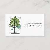 Custom Greenleaf Nursery Branding Loyalty Card (Voorkant)
