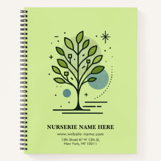 Custom Greenleaf Nursery Branding  Notitieboek