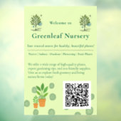 Custom Greenleaf Nursery Branding  Raamsticker (Vel 3)