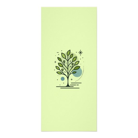 Custom Greenleaf Nursery Branding Reclamekaart (Achterkant)