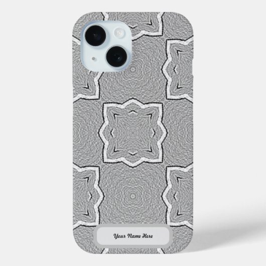 Custom Grey Case-Mate iPhone Case (Achterkant)