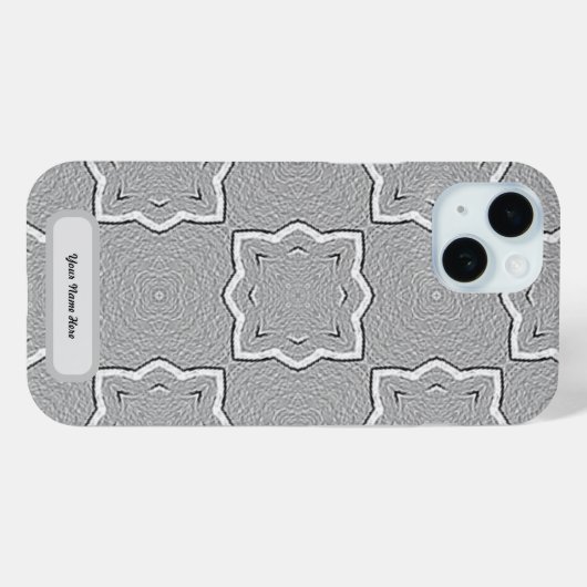 Custom Grey Case-Mate iPhone Case (Achterkant (horizontaal))