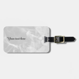 Custom grey crystal luggage tag bagagelabel