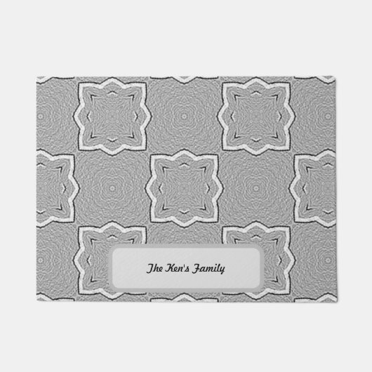 Custom Grey Deurmat (Voorkant)