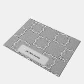 Custom Grey Deurmat (Schuin)