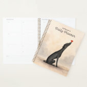 Custom Greyhound Planner, Greyhound gift Planner (Display)