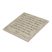 Custom Grief is Love Quote Tegeltje (Zijkant)