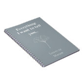 Custom Grief Journal Minimalistische Memorial Gift Notitieboek (Rechterzijde)