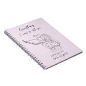 Custom Grief Journal Miscarriage Memorial Gift  Notitieboek (Rechterzijde)