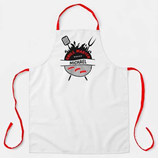 Custom Grill Master, BBQ Schort (Voorkant)