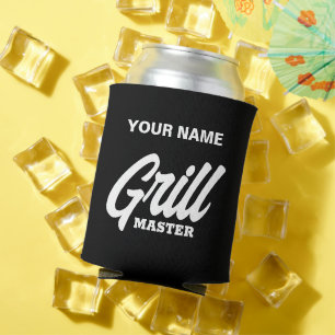 Custom Grill Master koelbox gift voor BBQ chef Blikjeskoeler