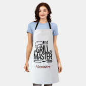 Custom Grill Master Schort - Vaderdag cadeau voor (Gedragen)