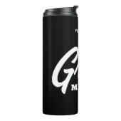 Custom Grill Master thermale tumbler voor BBQ chef Thermosbeker (Gedraaid links)