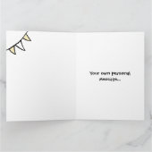 Custom Groene Tractor Land Schuur Rustieke Bruilof Kaart (Binnen)