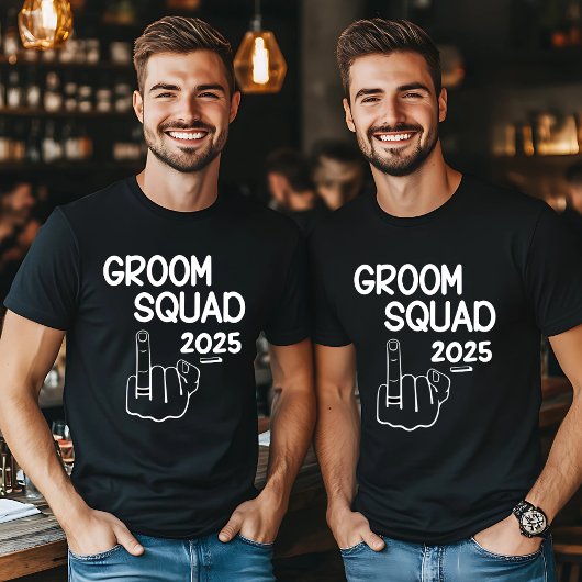Custom Groom Squad Shirt - Grappig vrijgezellenfee