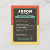 Custom Groom Trading Cars, Leuke Huwelijksgunst Gr Contactkaartje (Achterkant)